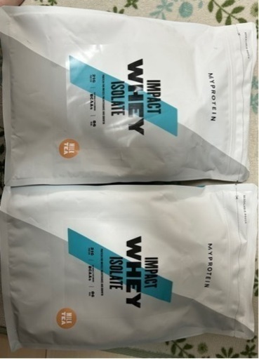マイプロテインホエイアイソレート ミルクティー味 1kg×２個 2kg