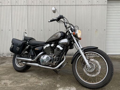 ヤマハ ビラーゴ250 後期モデル ノーマル車両 サイドバッグ付