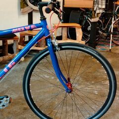 ※商談成立※　　　　　　　　引き取り限定　クロスバイク　アルミ　格安　　分解整備済み　美品　フロントシングル