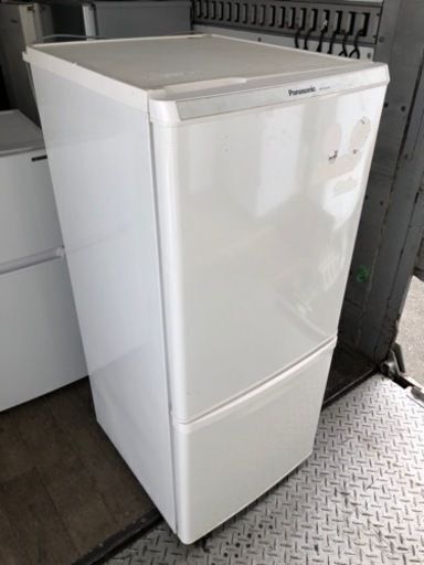 福岡市内配送無料　パナソニック 2ドア冷蔵庫（138L） NR-B145W-W ホワイト