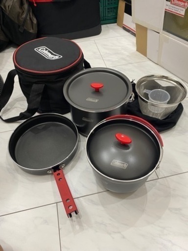 【美中古】コールマン　Coleman アルミクッカーコンボ