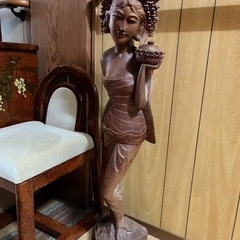 東南アジア　木彫り人形　アンティーク