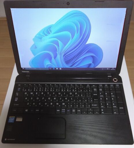Webカメラ・OfficeProfessional2007付きWindows11【正規認証】東芝ノートパソコンブラック TOSHIBA【dynabook Satellite B353/21JB】黒