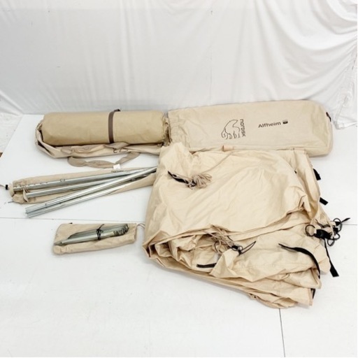 超美品】nordisk アルフェイム 12.6 nordiskジップインフロア付set