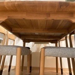 新古品　セキスイハイム付属　ダイニングテーブルセット