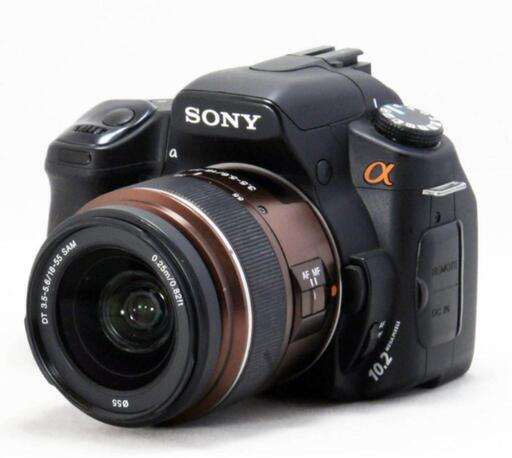 一眼レフカメラ■極上美品★　SONY α300＋SONY Wズームレンズ