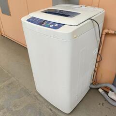 ハイアール4.2kg給排水ホース付き風乾燥洗濯機　