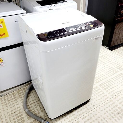 8/4【半額】パナソニック/Panasonic 洗濯機 NA-F70PB8 2015年製 7キロ 家電