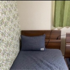 お譲り先決定済み　シングルベット　フレーム＋マットレス