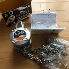 新品　K I TO キトーチェーンブロック　CX型　250kg×2.5m