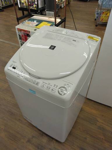 洗濯機　シャープ　ES-TX8G