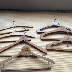アンティーク　木製ハンガー　昭和レトロ