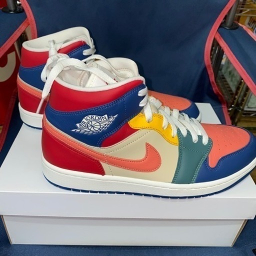 ｳｨﾒﾝｽﾞNIKE AIRジョーダン1Medマルチカラー