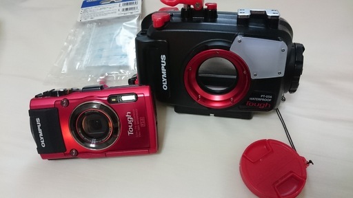 格安　3.5万円　水中カメラ・ハウジングセット olympus tough