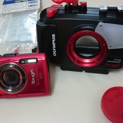 格安 3.5万円 水中カメラ・ハウジングセット olympus tough