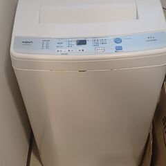 中古)AQUA製　洗濯機