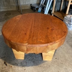 お値下げ　木製ローテーブル