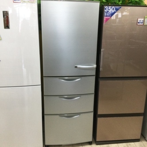 【✨真ん中2段フリーザー❗️✨4ドア❗️✨シルバー❗️✨】定価¥117,000  AQUA/アクア  355L冷蔵庫  AQR-361BL  2013年製  ホワイト  2段冷凍室  キッチン家電  シルバー