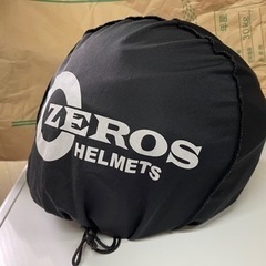 ZEROS　ヘルメット　自動二輪乗車用　　L59cm　ブラック