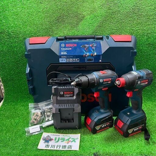 BOSCH GSR18V-55+GDX18V-200 インパクトドライバーレンチ\u0026ドリルドライバーセット【市川行徳店】【店頭取引限定】【中古】管理番号：ITBFYO8QSQ80