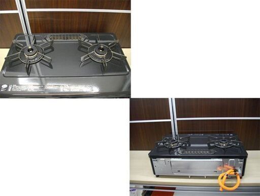 ガステーブル LPガス 2019年製 リンナイ KSR641BKL 左強火 ガスコンロ