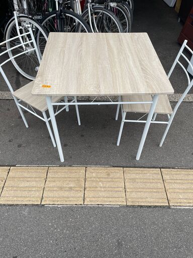 リサイクルショップどりーむ荒田店　No7351 ダイニングテーブルセット　２人かけ　アイリスプラザ　状態綺麗です♪