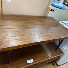 テーブル　No.5951　センターテーブル　木製　メタルフレーム...