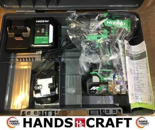 ハイコーキ WR36DA（2XP） インパクトレンチ バッテリー×2 充電器 フルセット 未使用 【ハンズクラフト宜野湾店】