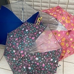 傘３本セット　幼児〜低学年向け