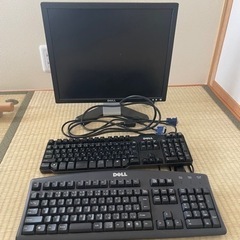 モニター　と　キーボード