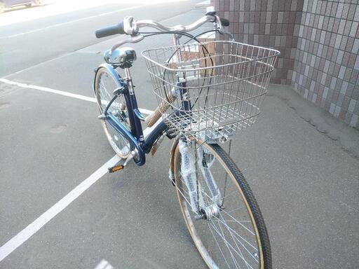 取引決定しました！札幌市内配達無料！防犯登録料込み。長期保管新車ブリジストン26インチ　ネイビー。 取引決定しました！札幌市内配達無料！防犯登録料込み。長期保管新車