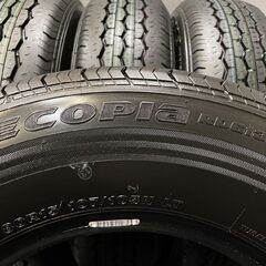 woxujingzhai様 ECOPIA RD613 15インチ タイヤ 4本 新車外し 2022年製 BS ECOPIA RD613 195/80R15 107/105N LT 15インチ