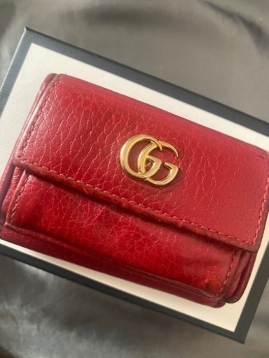 GUCCI マーモント　三つ折り　財布