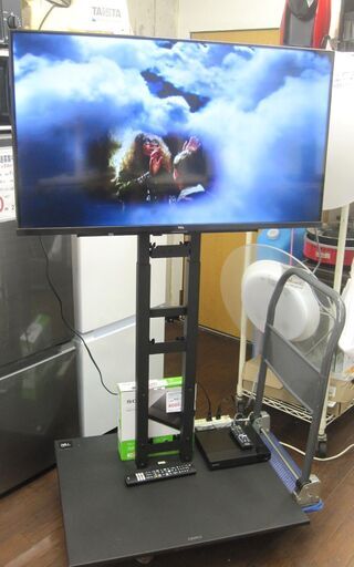 3か月間保証☆配達有り！29800円(税別）2022年製 TCL 40型 液晶テレビ リモコン・スタンド付き