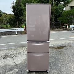 冷蔵庫 三菱370L 2013年製 シャンパンピンク プラス5000〜にて配送可能 ☆他にも多数出品中！☆