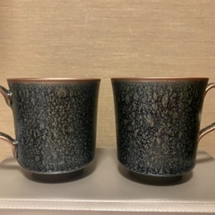 【京焼・清水焼】コーヒーカップ2個【橋本大輔】