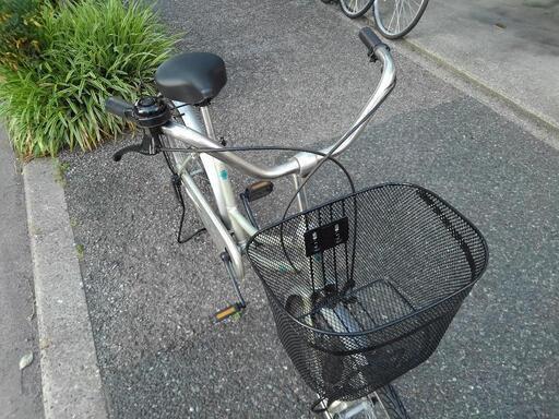 中古自転車2593 前後タイヤ新品！ 24インチ ギヤなし ダイナモライト