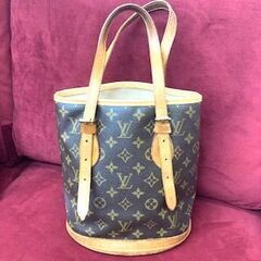 本日、【LOUIS VUITTON　ルイ ヴィトン　バケットPM...