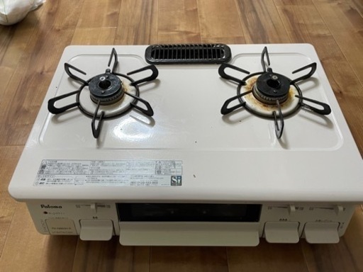 パロマ都市ガス用コンロ　左強火　PA-N860H-L