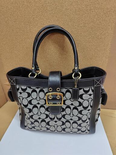 J010★COACH★シグネチャー・ラージボクシー・トート
