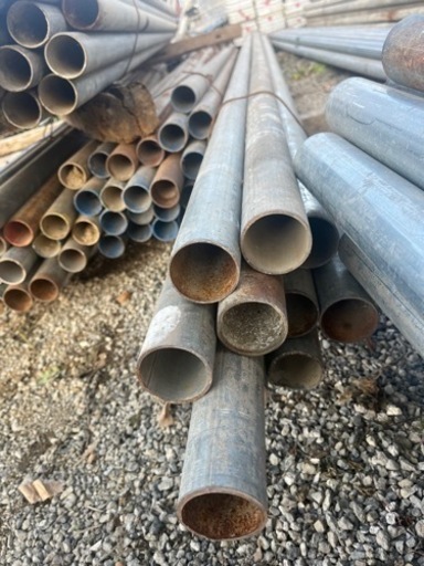 中古　単管パイプ　3.6m-3.9m