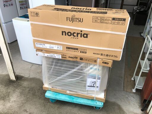 【動作保証あり】未使用 FUJITSU 2020年 2.8kw 10畳用 冷暖房ルームエアコン AS-D280JTK【管理KR371】