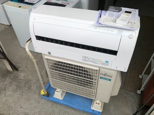 【動作保証あり】FUJITSU nocria 2019年 2.8kw 10畳用 冷暖房ルームエアコン AS-D289KS【管理KR374】