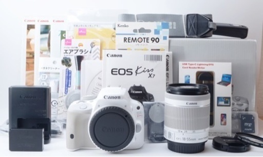 ★Canon EOS kiss X7★超人気色★スマホ転送★初心者向け  1ヶ月動作補償あり！ 安心のゆうパック代引き発送！ 送料、代引き手数料無料！