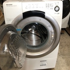 福岡市内配送設置無料 シャープ SHARP ES-S7A-WL [ドラム式プラズマ