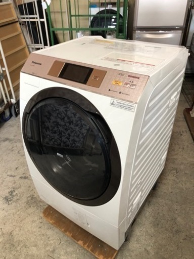 福岡市内配送設置無料　Panasonic パナソニック NA-VX5E3L-W 洗濯機 ドラム式 10.0kg
