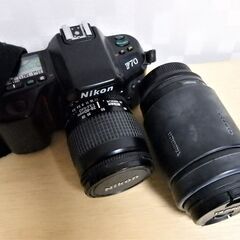 暫定価格　Nikon F70 銀塩カメラ標準ズーム　タムロンズーム
