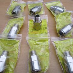 ☆日立金属 HITACHI プッシュインパクト継手接続要領 LIA 15A23N 07 LPガス用 ◆9個セット・ひょうたん印