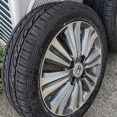 決定済み165/55/14 PCD100 4.5J +45 タイヤほぼ新品 14インチ