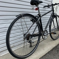 ☆前タイヤ良品後ろタイヤ新古☆ 700型　クロスバイク　防犯登録料込‼︎ 